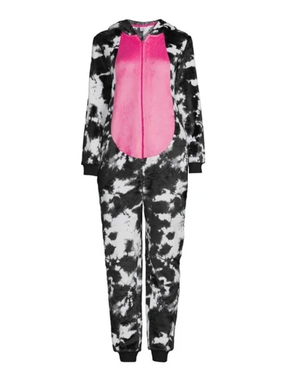 Way To Celebrate Women’s plush Cow Halloween pajama Union Suit large 12/14